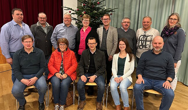 Mitglieder vom TEAM VP Windigsteig nach der Gemeinderatssitzung am 28.11.2028